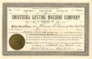 Universal Lasting Machine Co.